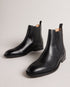 MAISONN-Boots-Step into pure luxury in leather and cotton. MAISONN are a stylish and versatile pair of chelsea boots with timeless appeal. These boots offer a sharp accent to any outfit and are finished with a subtle debossed magnolia on the heel. By purchasing this product, you are supporting responsible leather manufacturing through the Leather Working Group Chelsea boots Leather Pull tab Fully lined Closed round toe Elasticated ankle panel Ted Baker branded- Ted Baker Romania